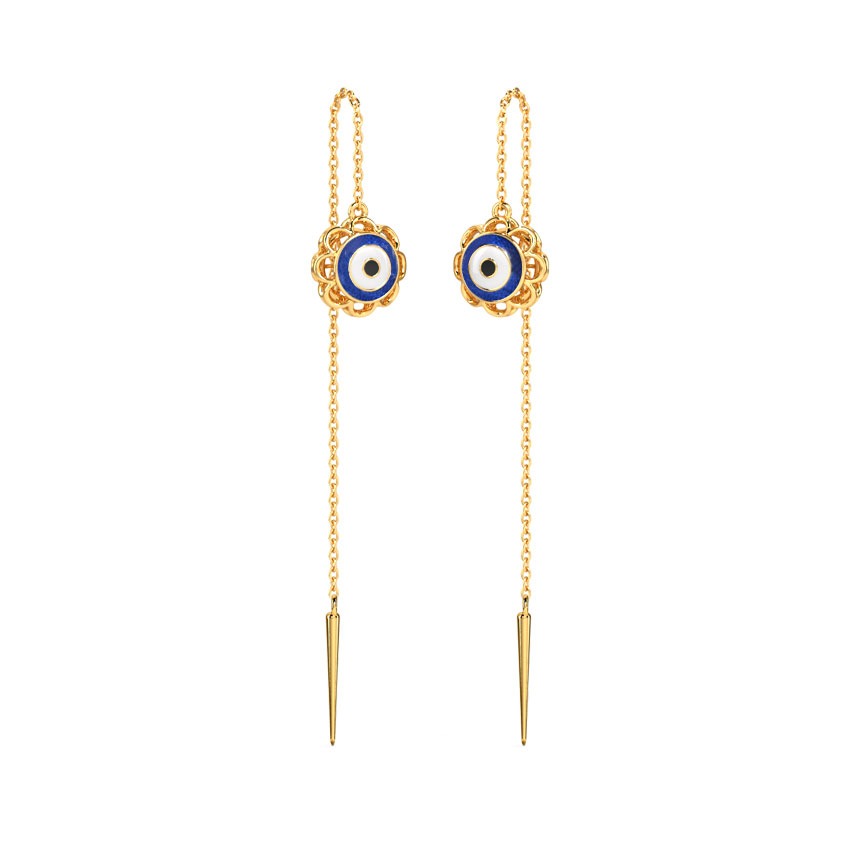 Modish Evil Eye Sui Dhaga Earriings