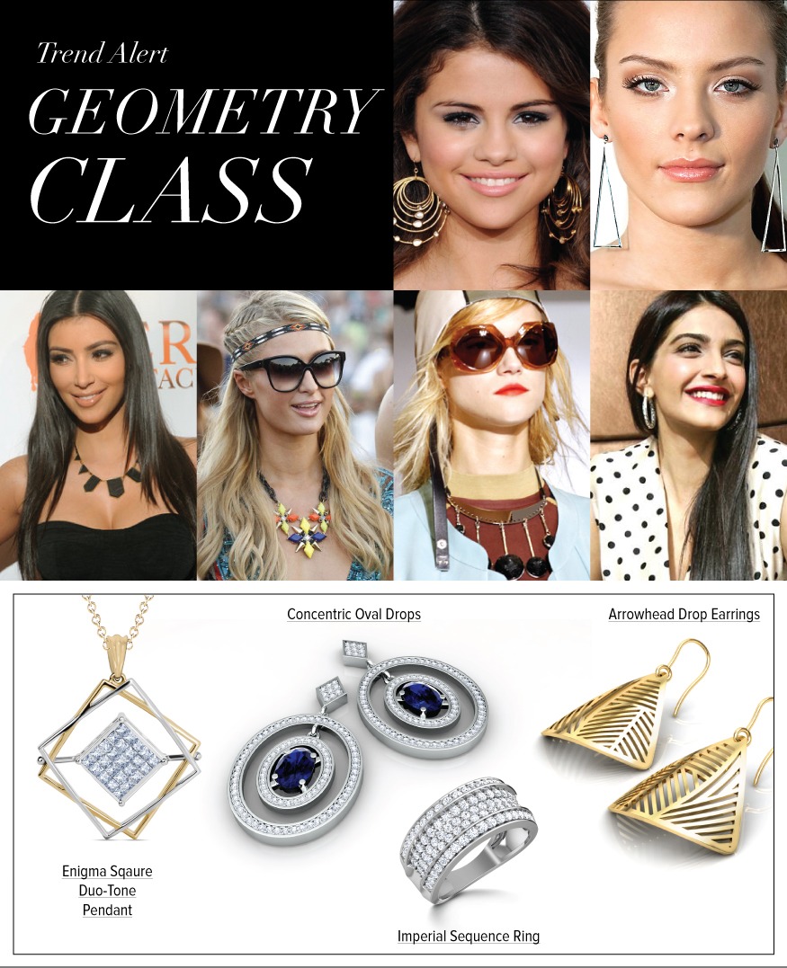 Geometric Shaped jewellery