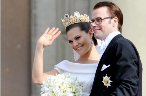 Princess Victoria of Sweden and Daniel Westling after the Wedding
