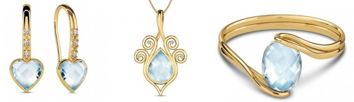 blue topaz jewellery