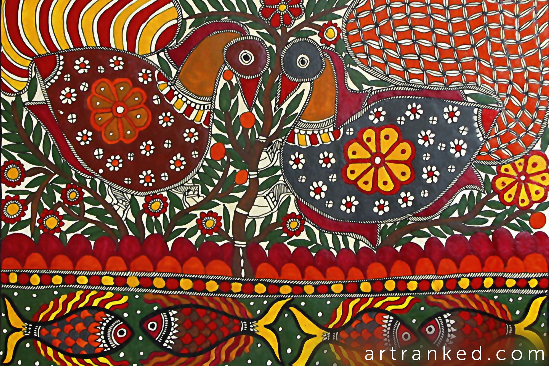 Madhubani paintings is a... - Paint & Brush by Priyanka Vatsh | Facebook-tiepthilienket.edu.vn