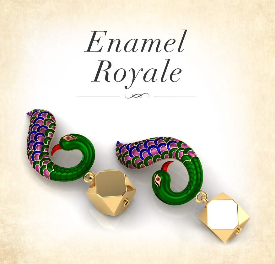 Enamel-Earrings