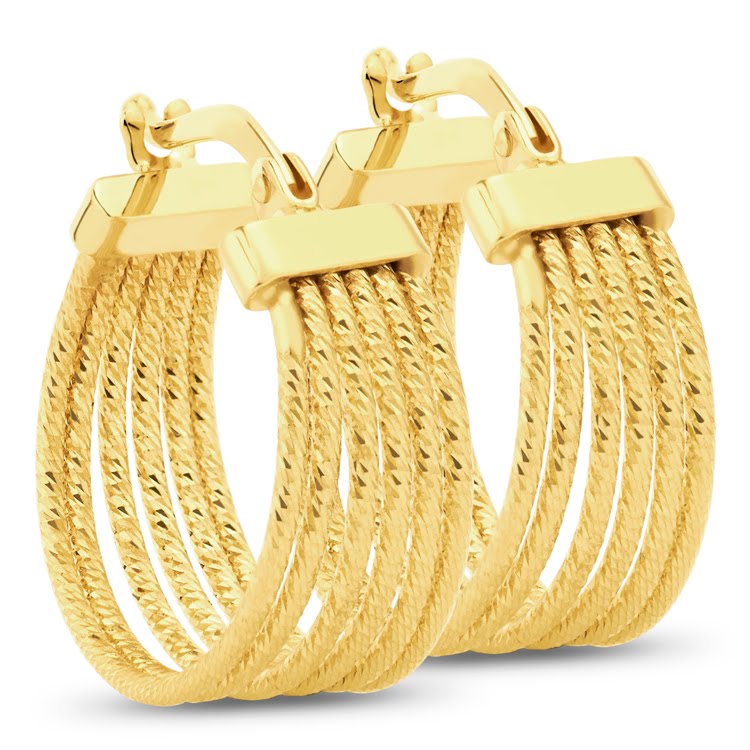 Italian Gold Earrings