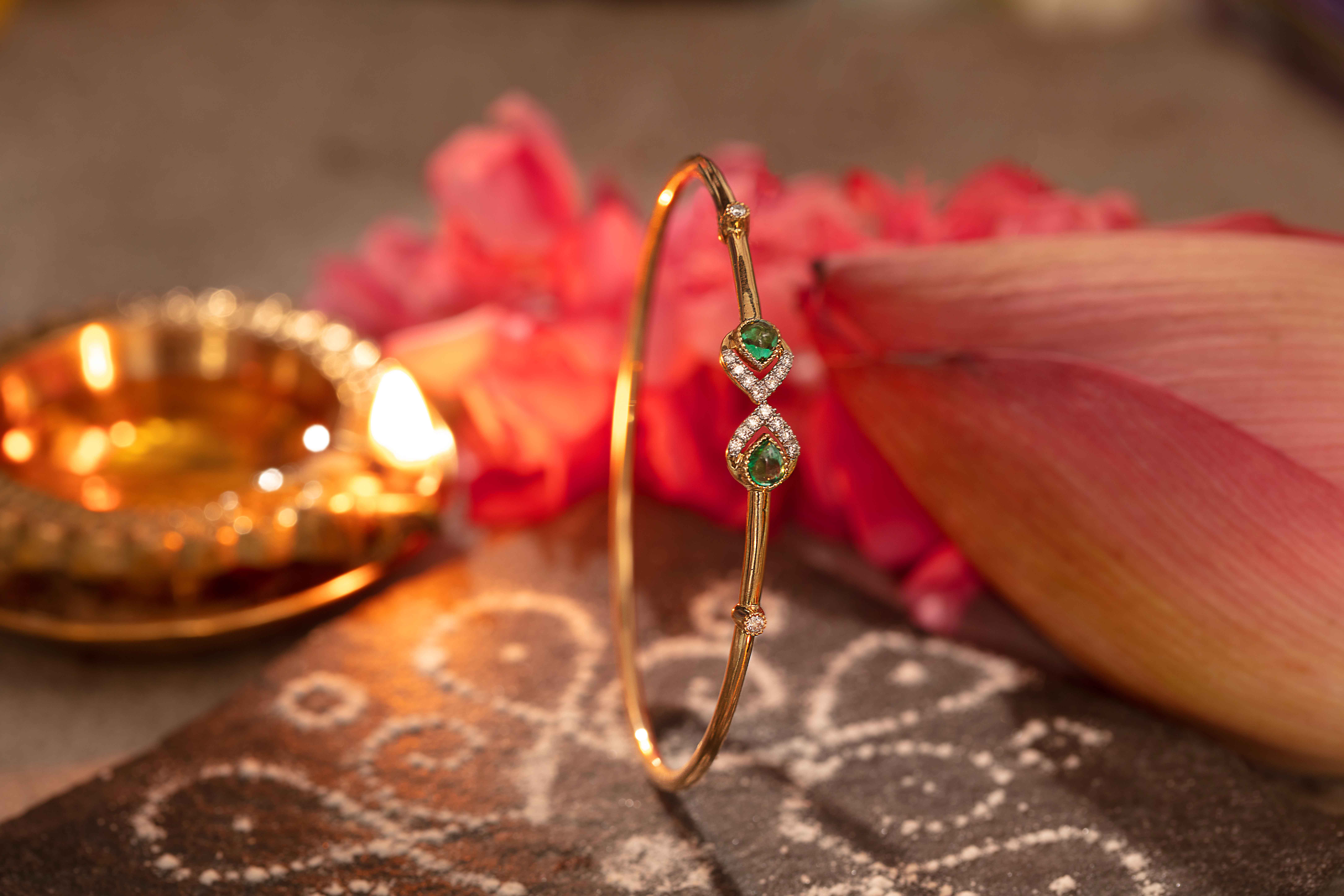 Buy Shining Premium Quality Designer Rose Gold Diamond Bracelet Online From  Surat Wholesale Shop.