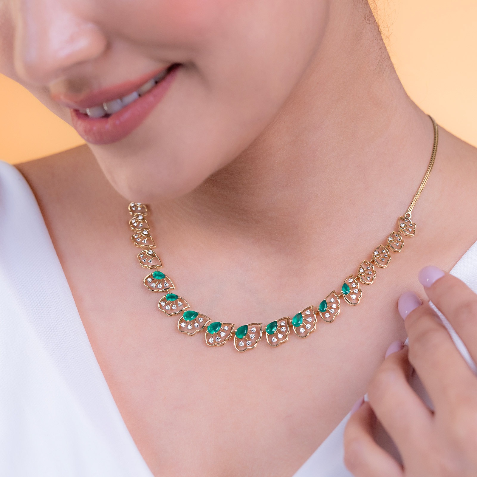 Chic Elegance Gemstone Necklace