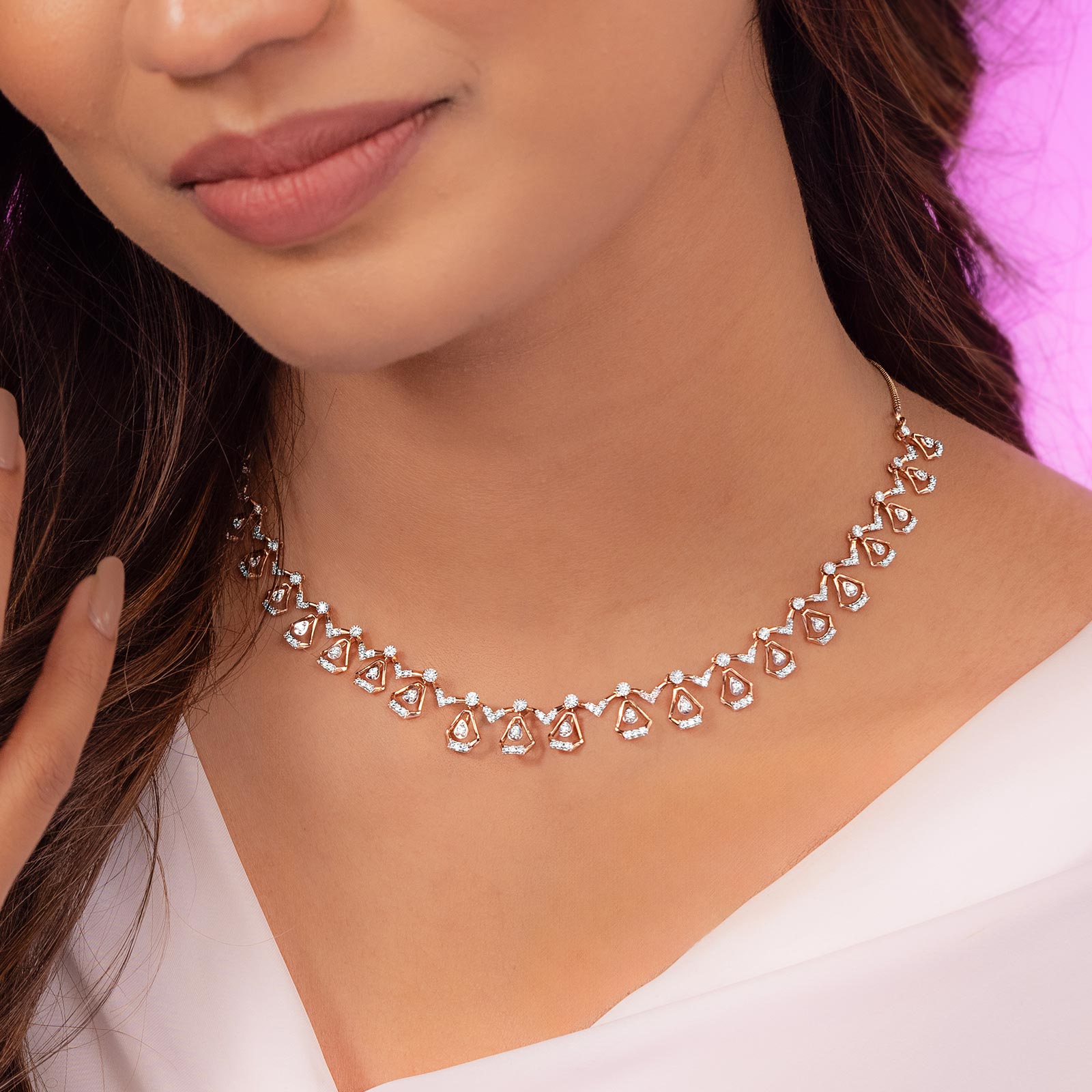 Radiance Reign Diamond Necklace