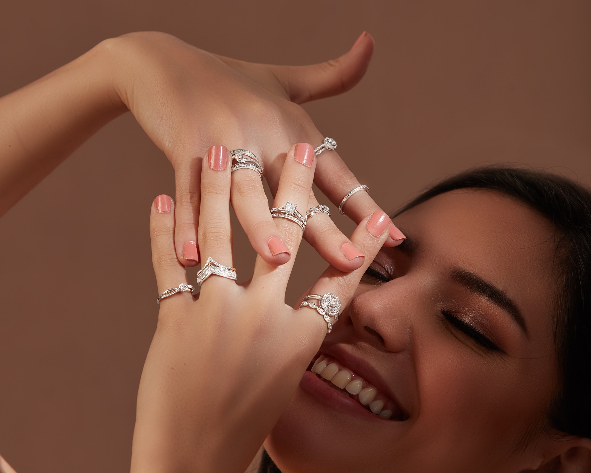 Buy Lucy Double Halo Diamond Ring Online | CaratLane