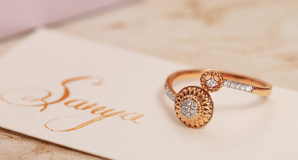 18K Rose Gold Diamond Men's Ring: A Fancy Statement Piece | Pachchigar  Jewellers (Ashokbhai)