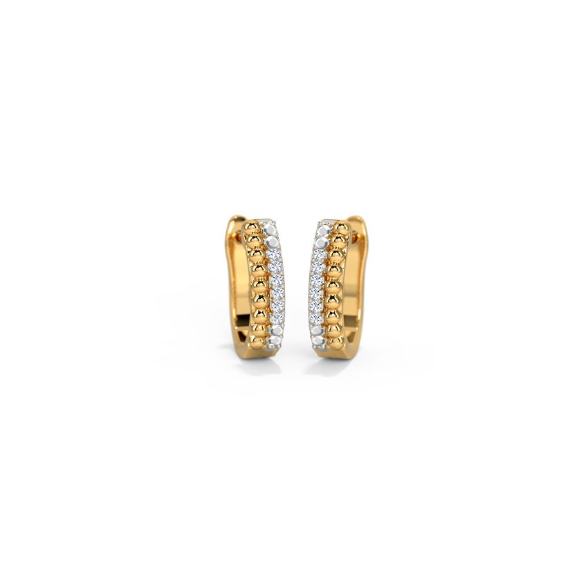 Amara Fine Diamond Hoop Earrings