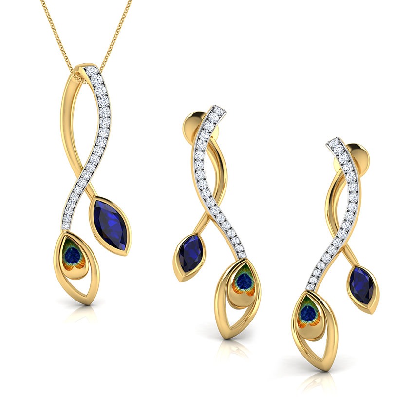 Entwined Peacock Matching Set