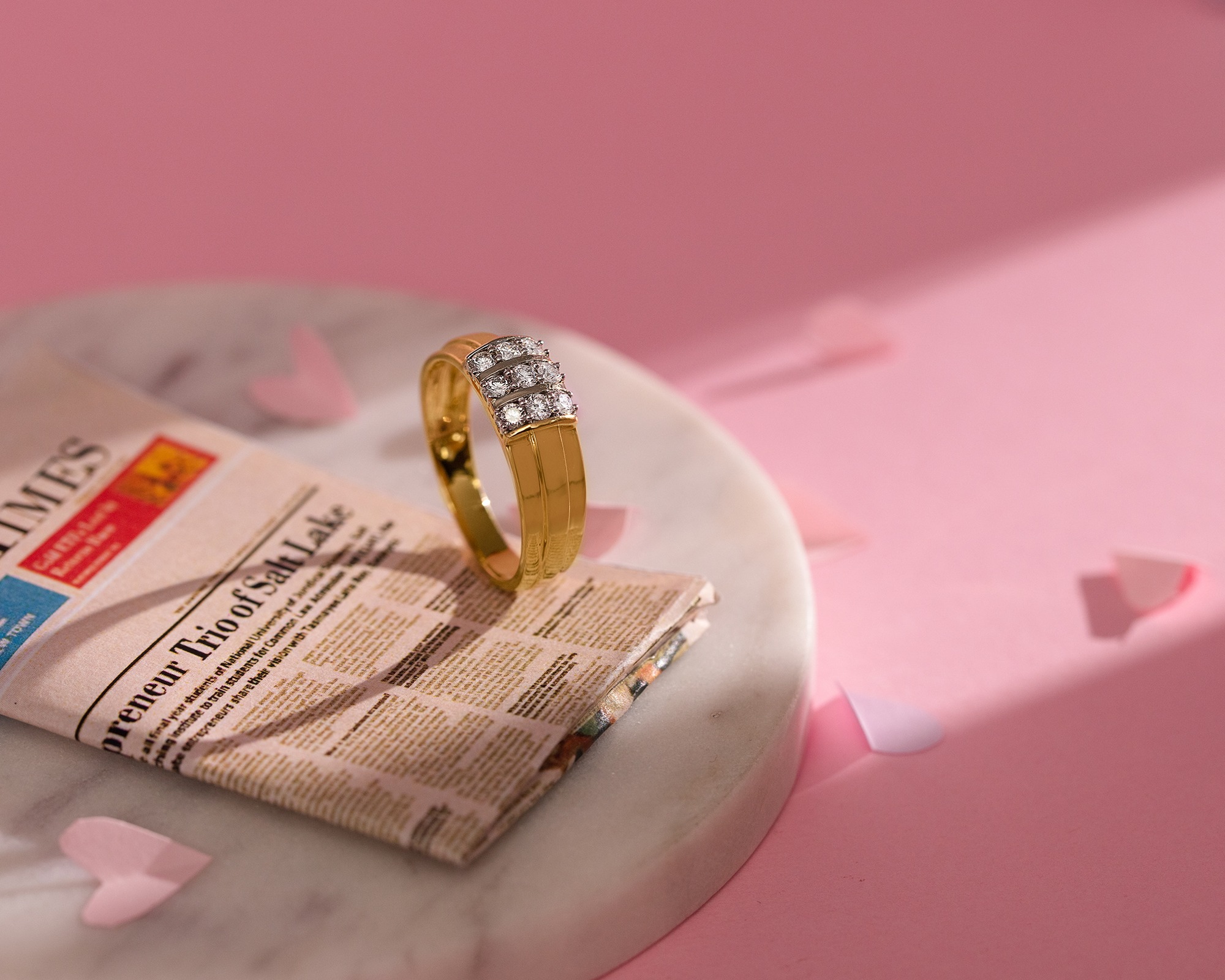 Buy Ivan Diamond Ring For Men Online | CaratLane