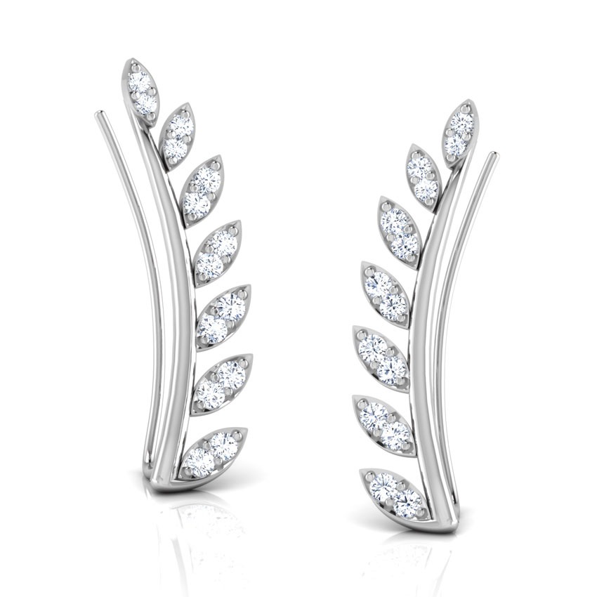 Olive Diamond Ear Cuffs