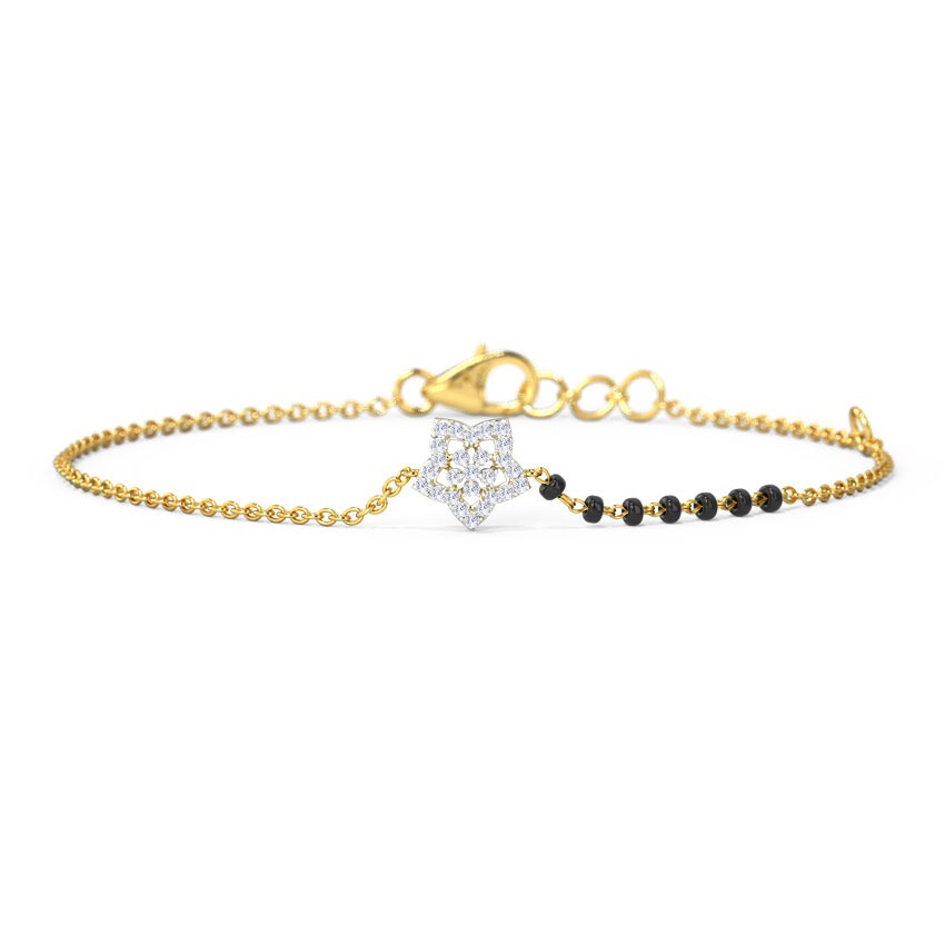 Naina Diamond Mangalsutra Bracelet