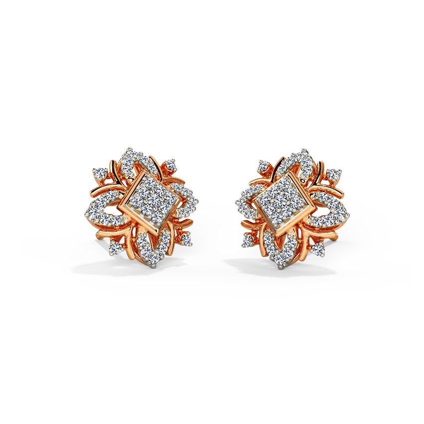 Vel Diamond Stud Earrings