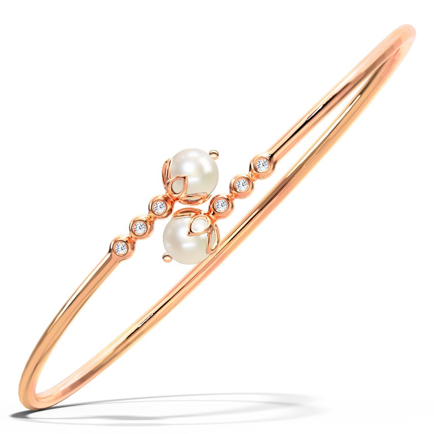 Bejeweled Pearl Bracelet
