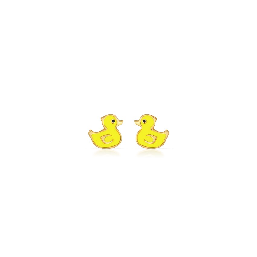 Lil Duckling Kids' Gold Earrings