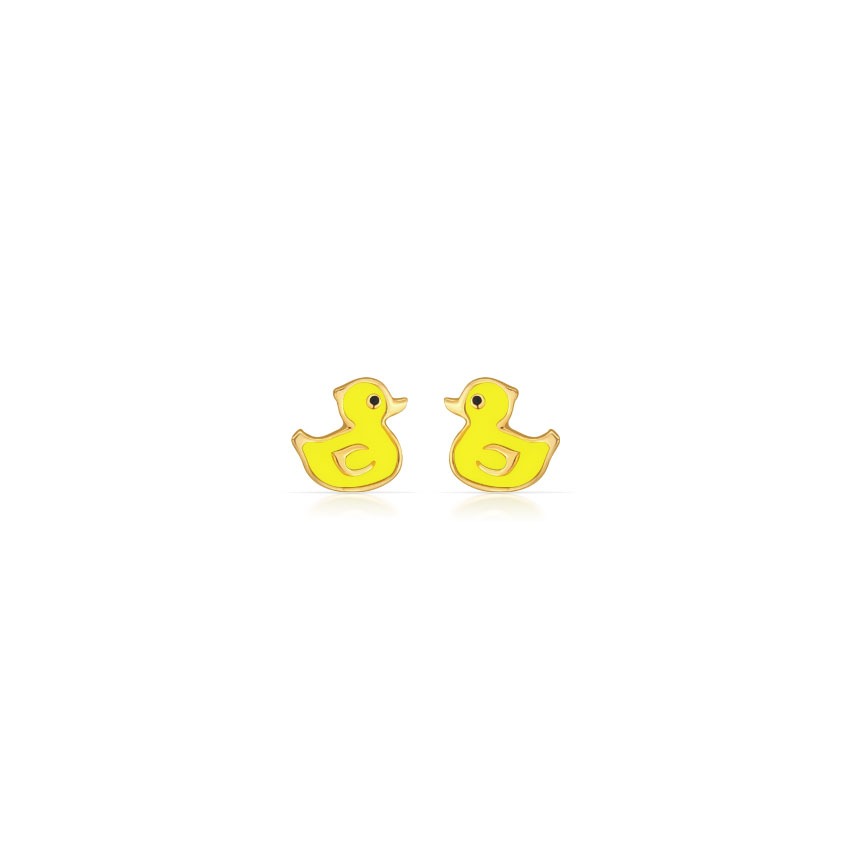 Lil Duckling Kids' Gold Earrings