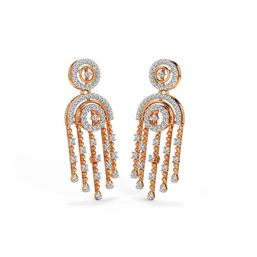 Sparkling Sejal Diamond Drop Earrings