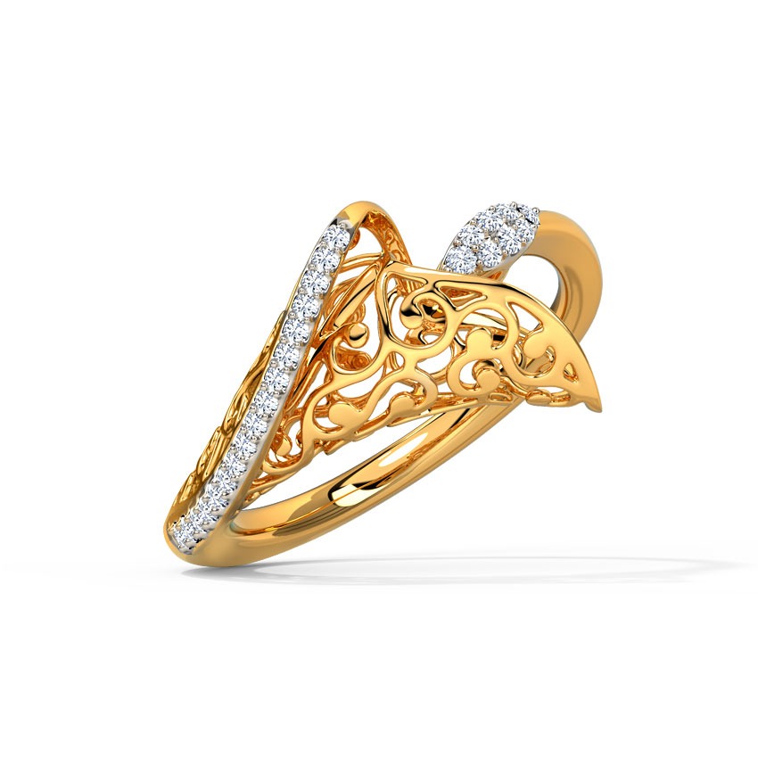 Rosine Ornate Diamond Ring