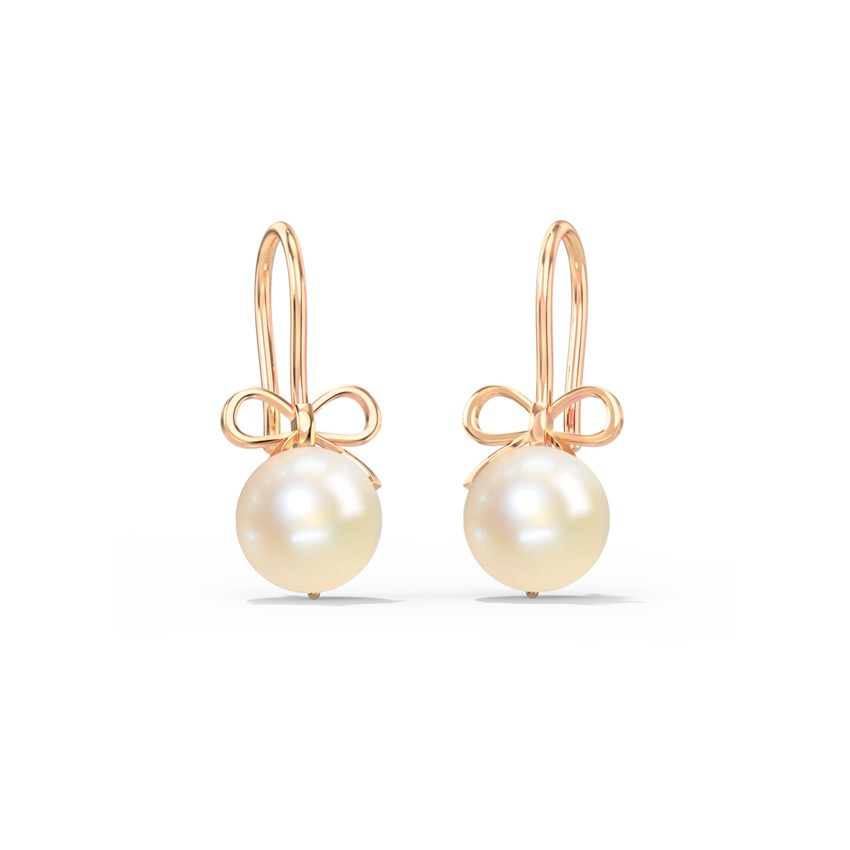 Pearl Daisy Drop Earrings