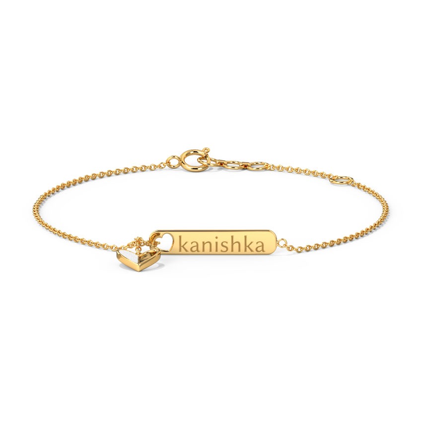 Forever Love Personalised Gold Bracelet