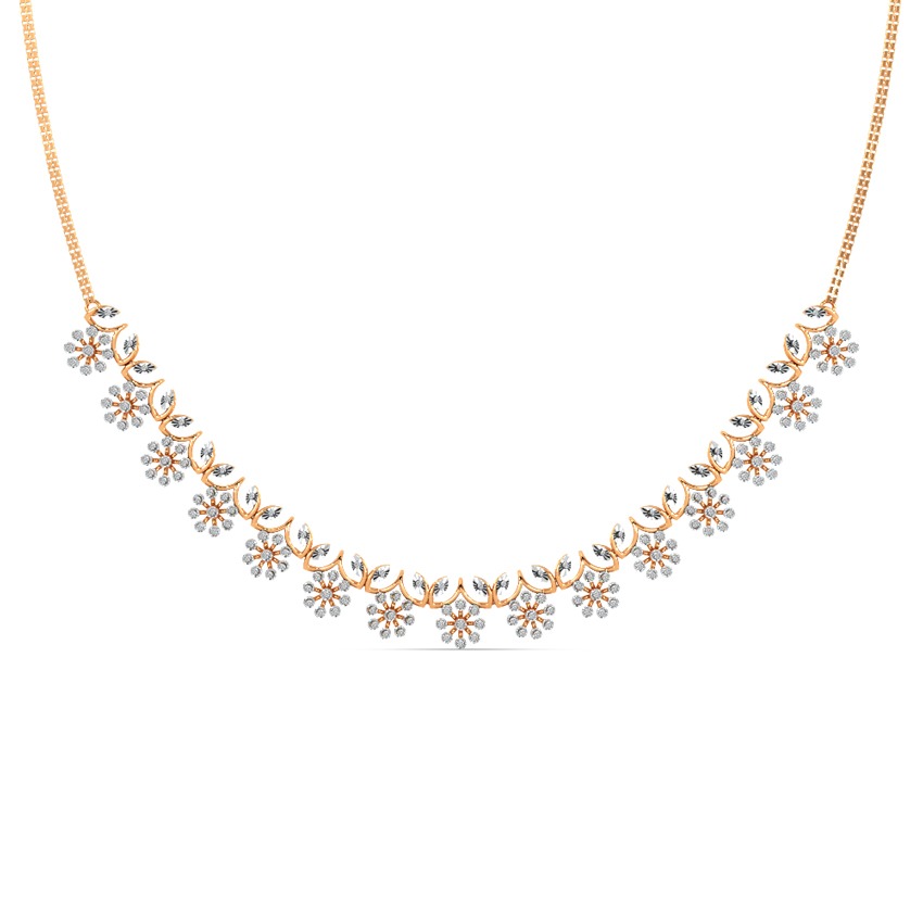 Crystal Crest Diamond Necklace