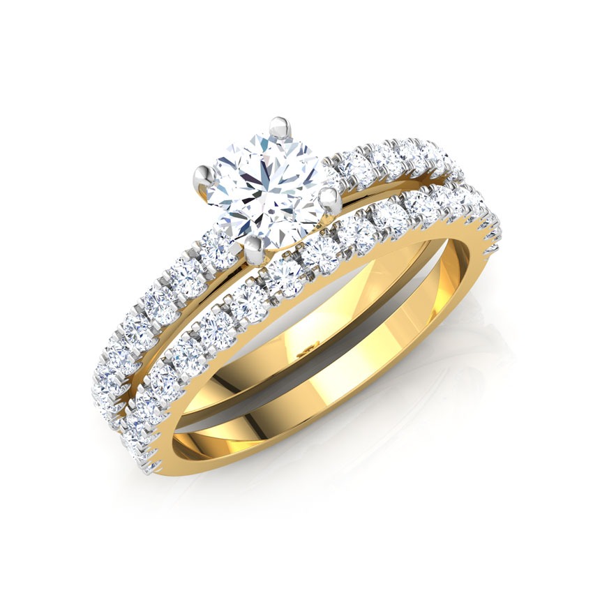 Brilliant Solitaire Bridal Ring Set