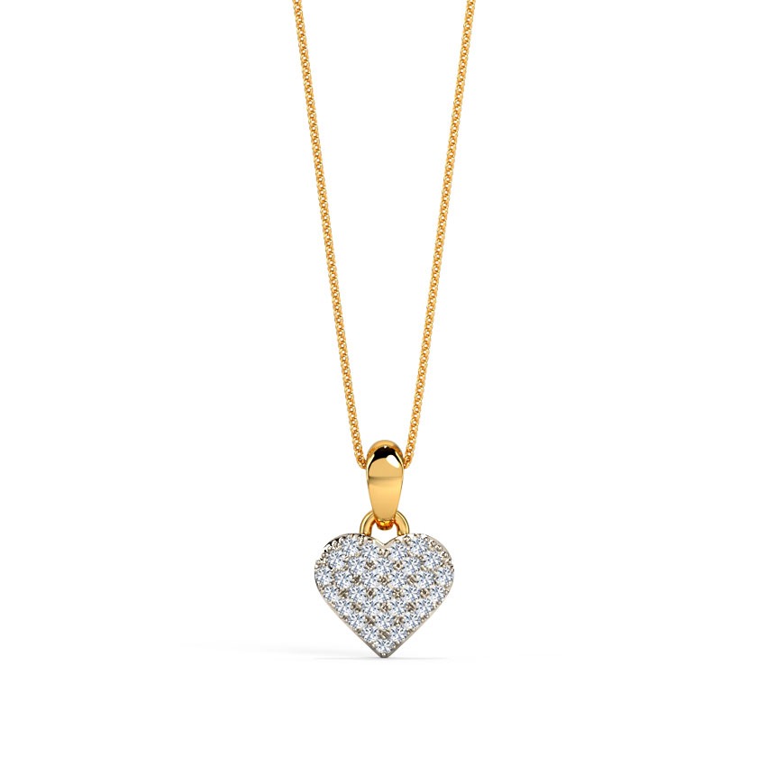 Chloe Classic Heart Diamond Pendant