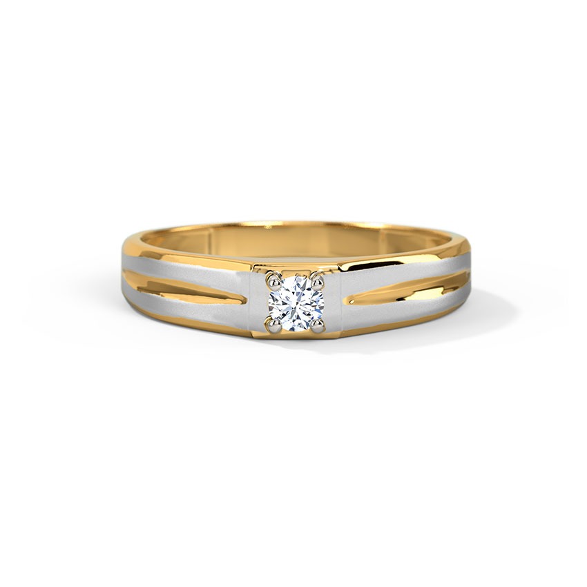 Stylish Leo Diamond Ring For Men
