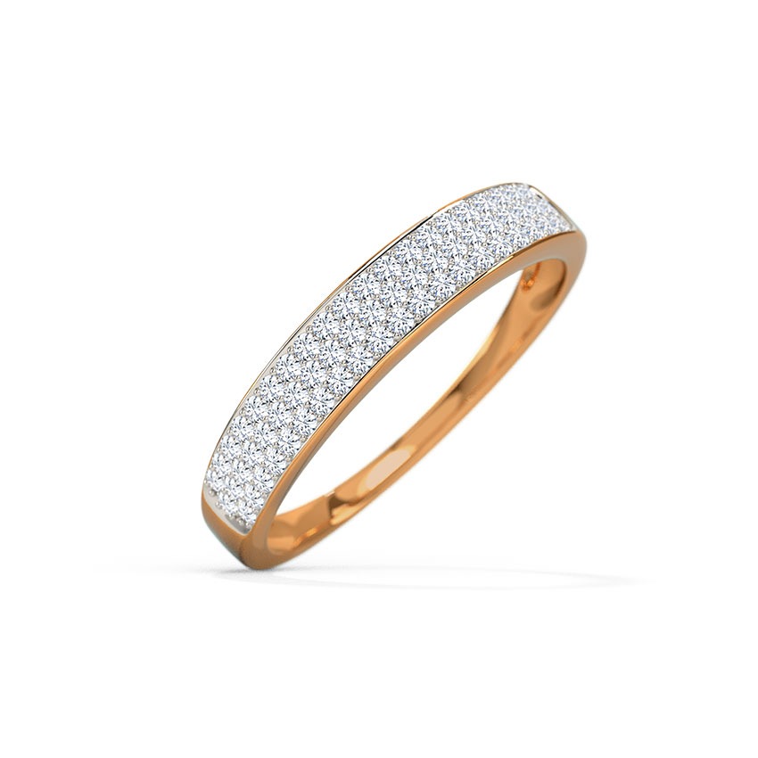 Stylish Lindy Pave Diamond Band