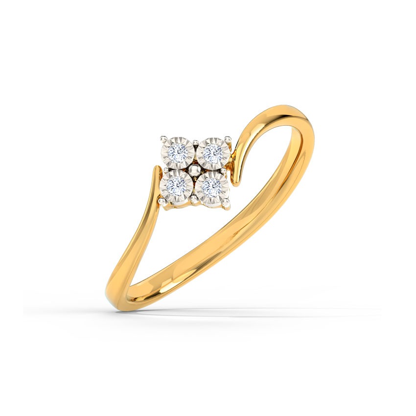 Quad Miracle Plate Diamond Ring