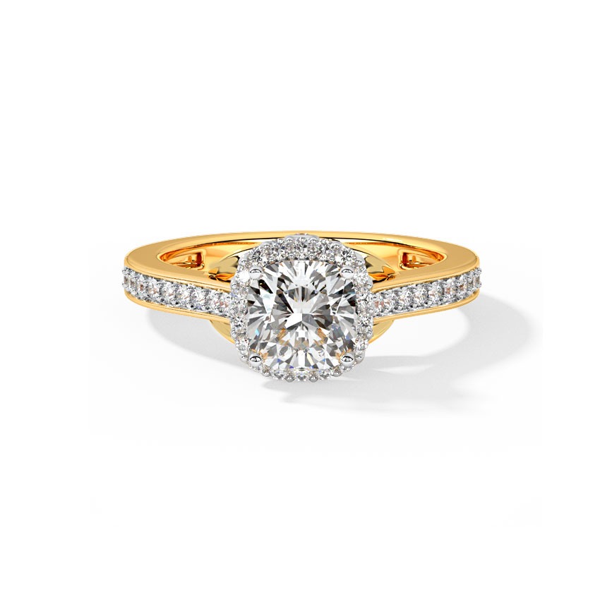 Queen of Diamonds Solitaire Ring