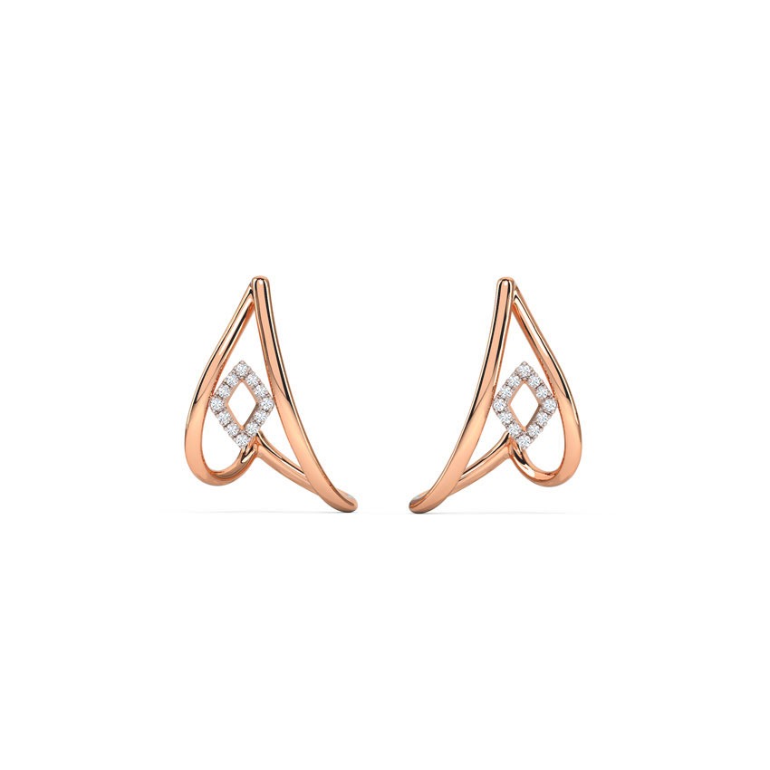 Stunning Stark Diamond Hoop Earring