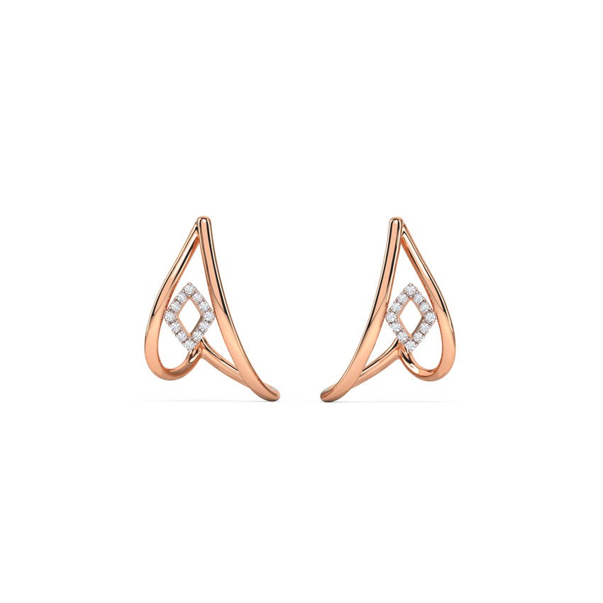 Stunning Stark Diamond Hoop Earring