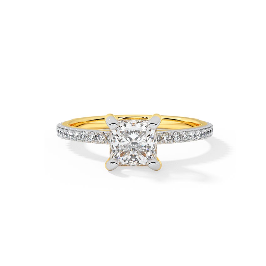 Timeless Zest Princess Solitaire Ring