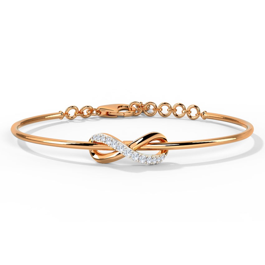 Try Twisted Infinity Diamond Bracelet