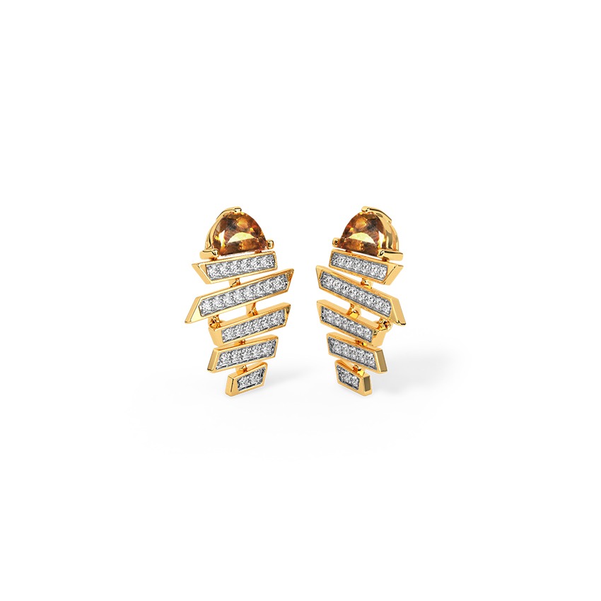 Sun Chaser Gemstone Drop Earrings
