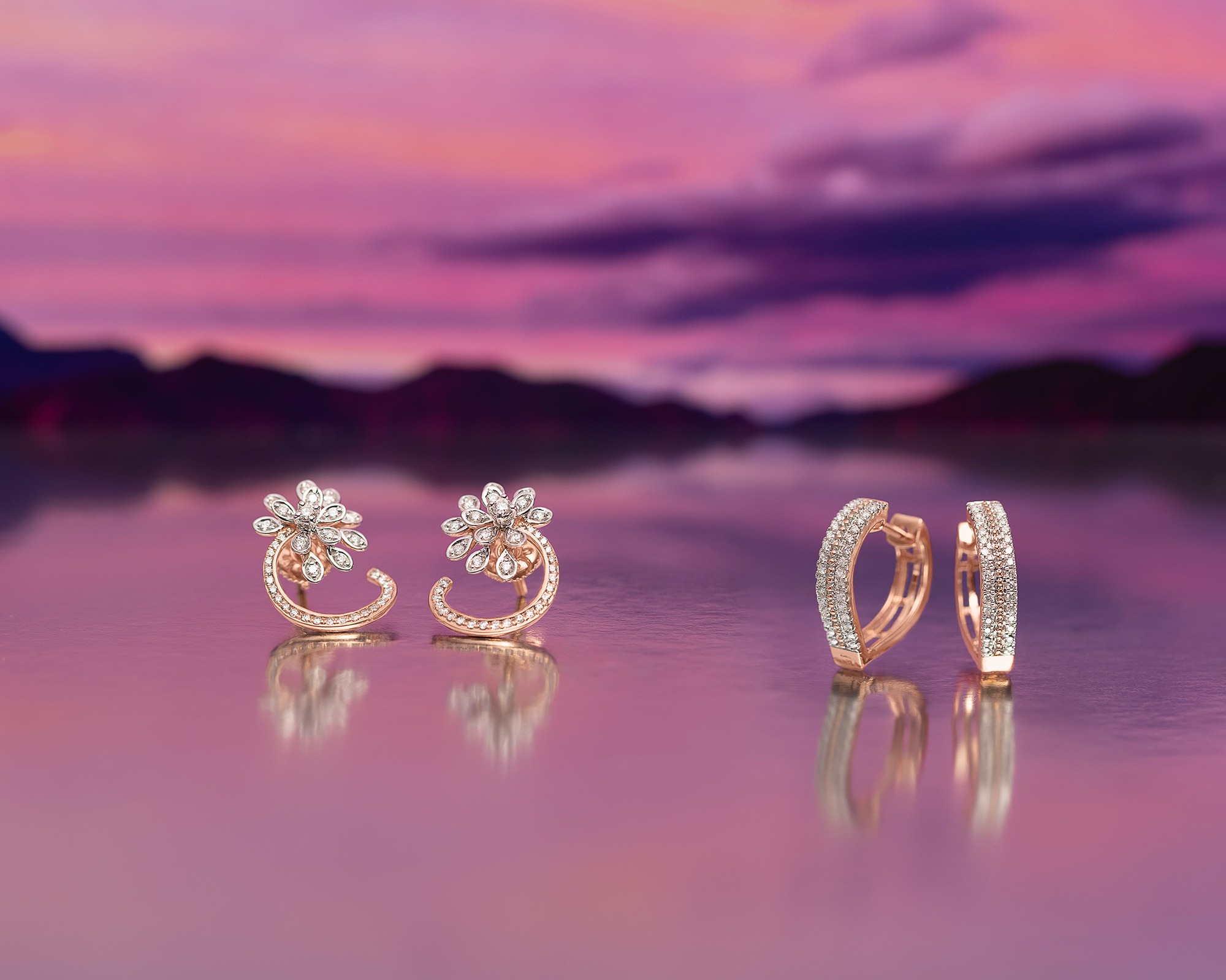 Elegant Diamond earrings