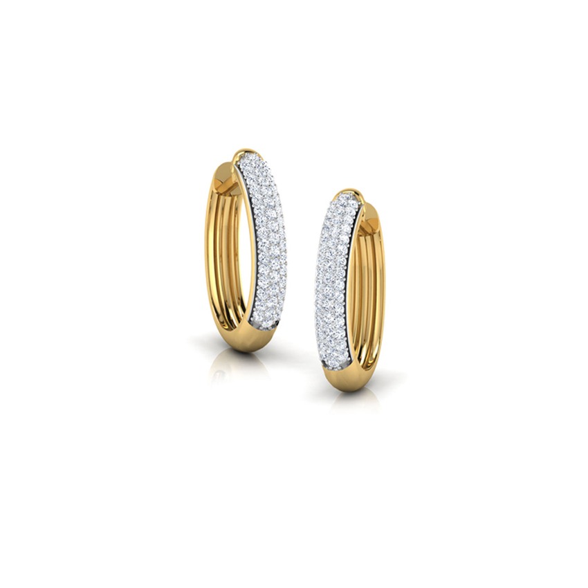Natalie Grand Diamond Hoop Earrings