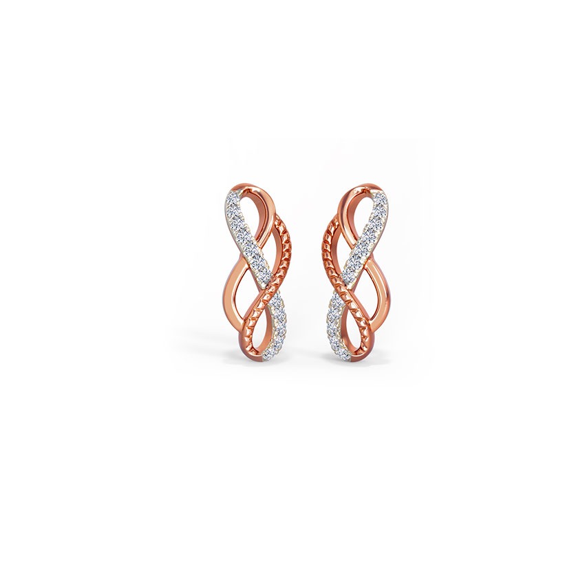 Arden Infinity Diamond Stud Earrings