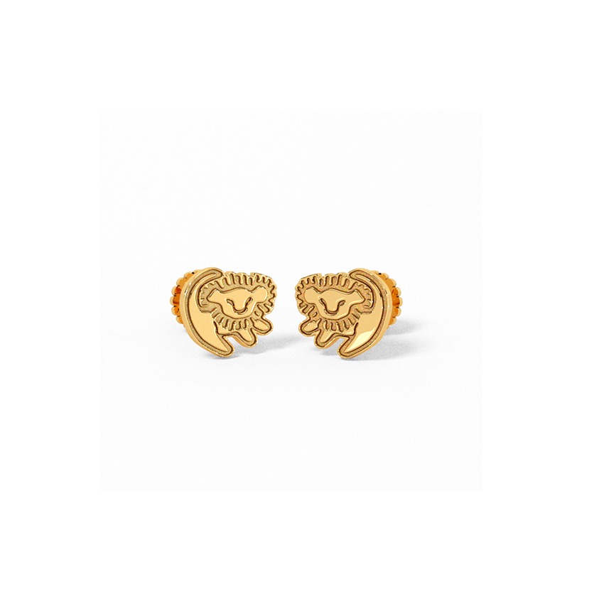 Disney's Lion King Kids Gold Stud Earrings