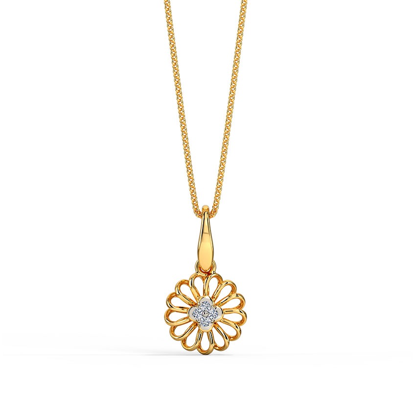 Shiny Wreath Diamond Pendant