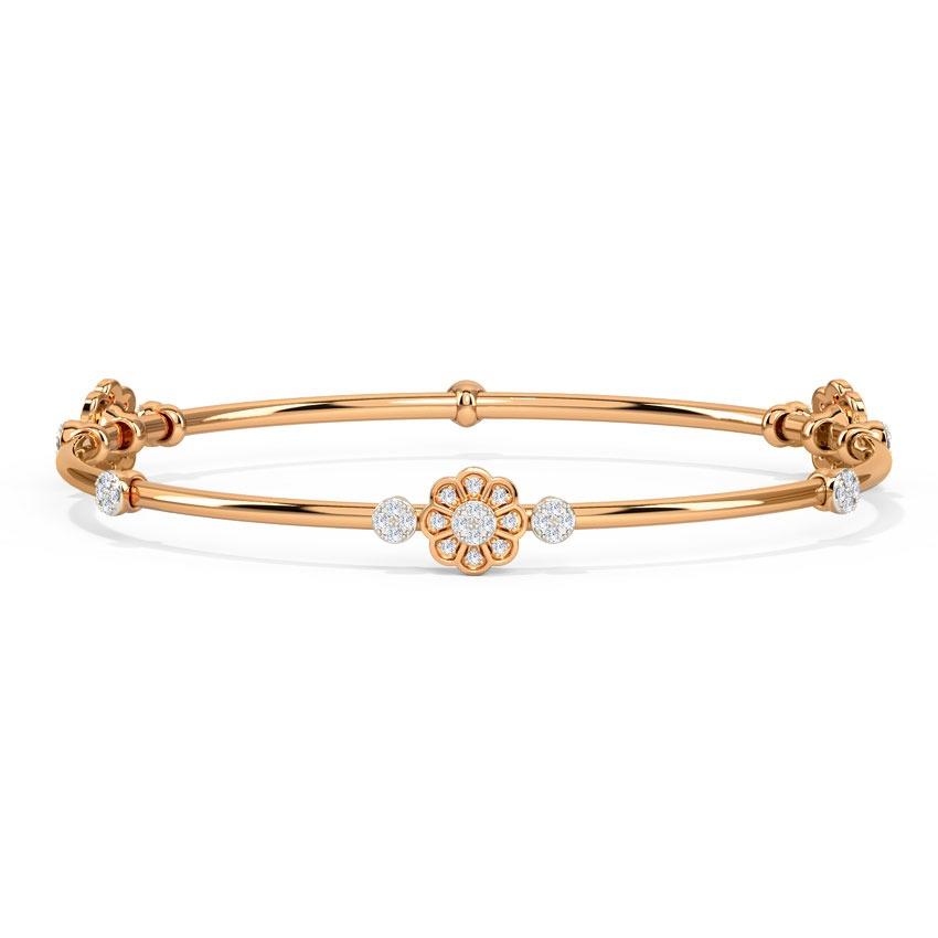 Floret Diamond Bangle