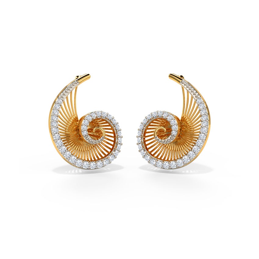 Eulalia Diamond Stud Earrings