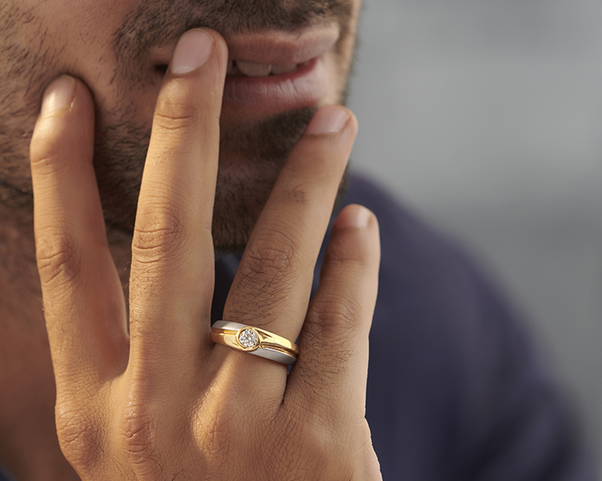 Trendy Designs For Men s Solitaire Diamond Rings CaratLane