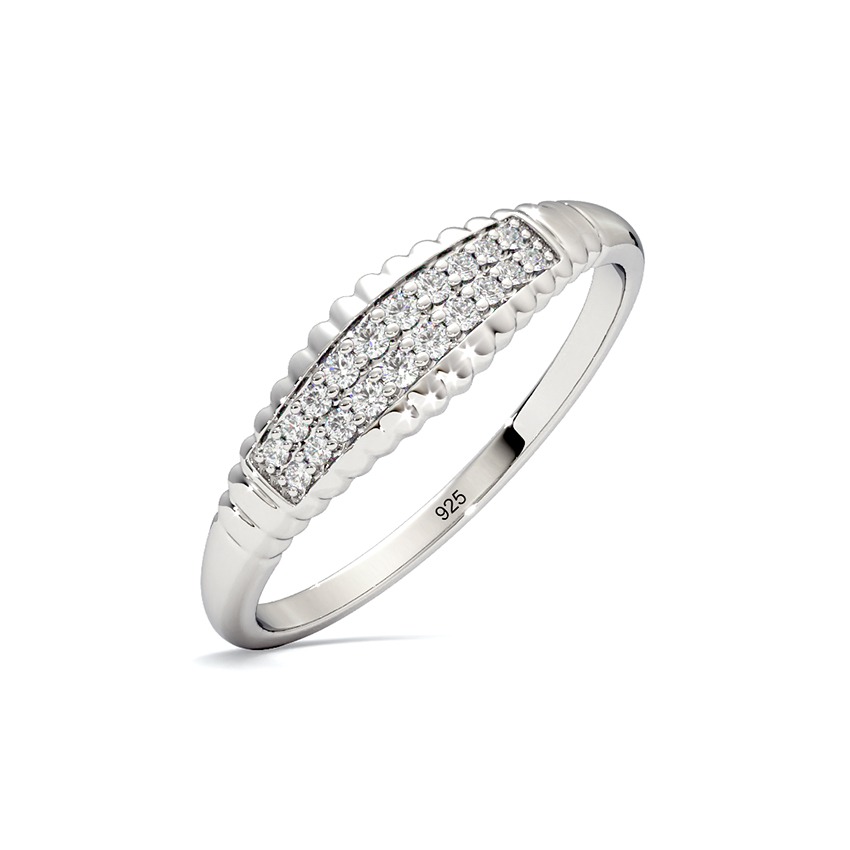 Succeed 925 Silver Diamond Ring