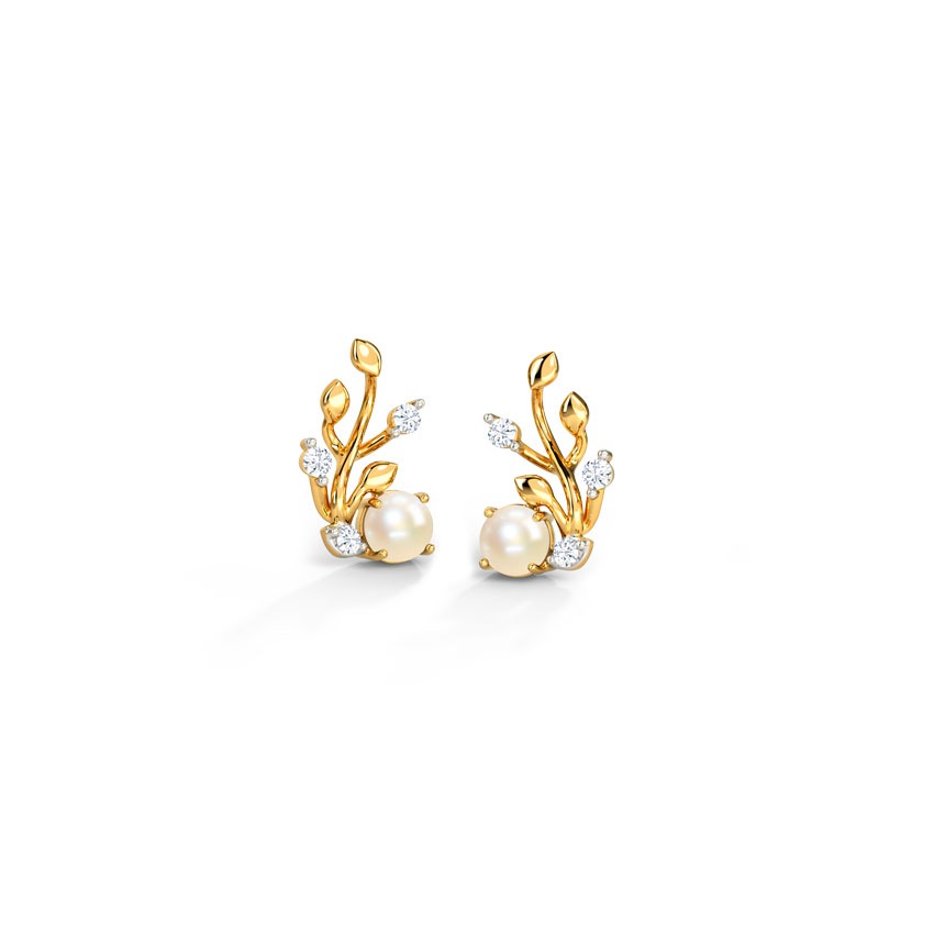 Vine Pearl Ear Cuffs