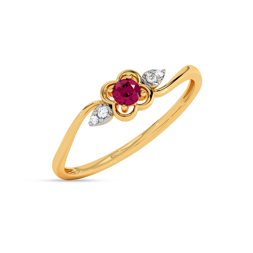 Fae’s Ember Gemstone Ring