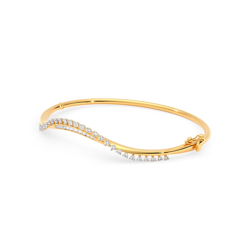 Gaussian Diamond Oval Bracelet