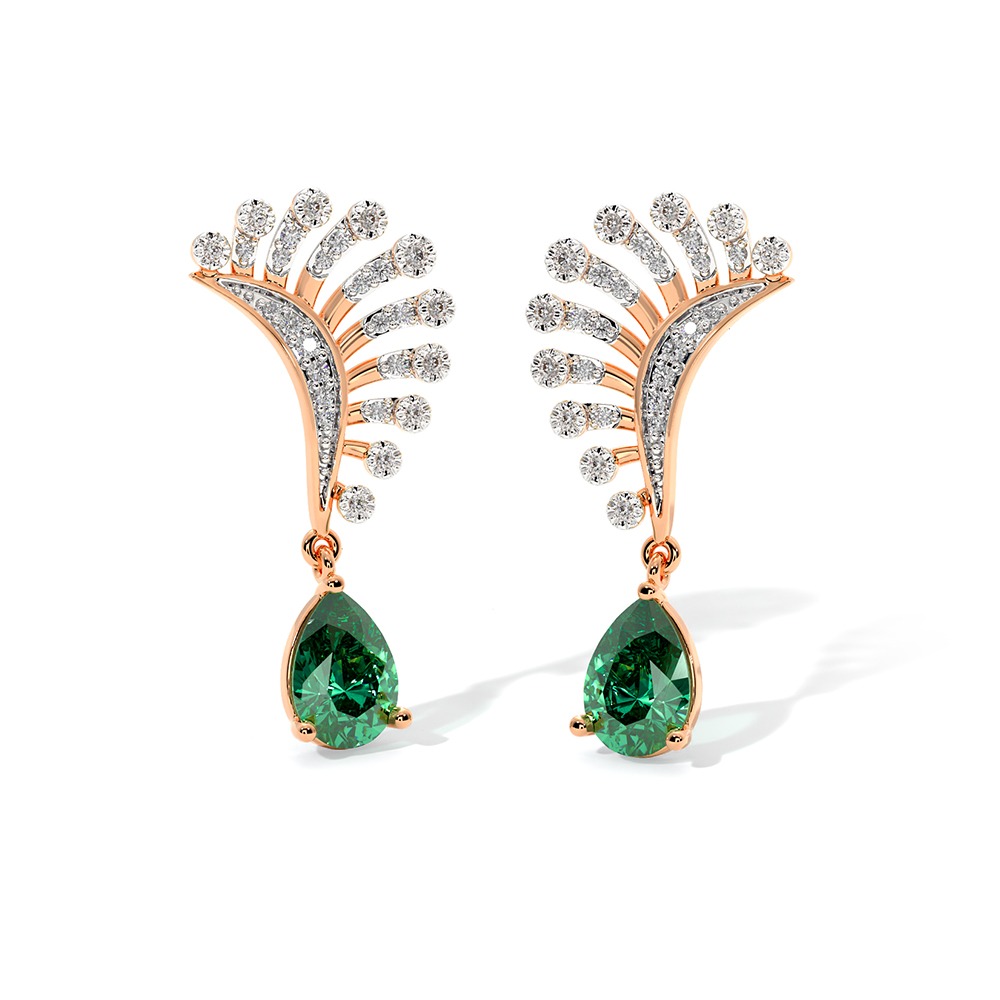 Sage & Spark Gemstone Drop Earrings